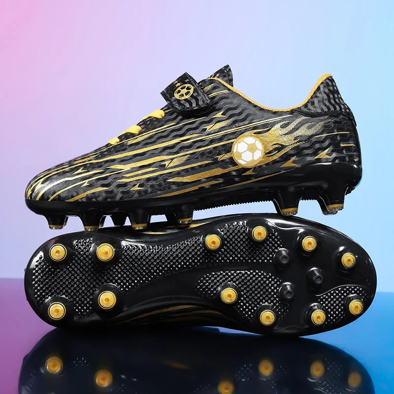 New Kids Professional Soccer Shoes Cleats TF Indoor Men Football Field Boots Original Football Society Shoes Grass Training Fast