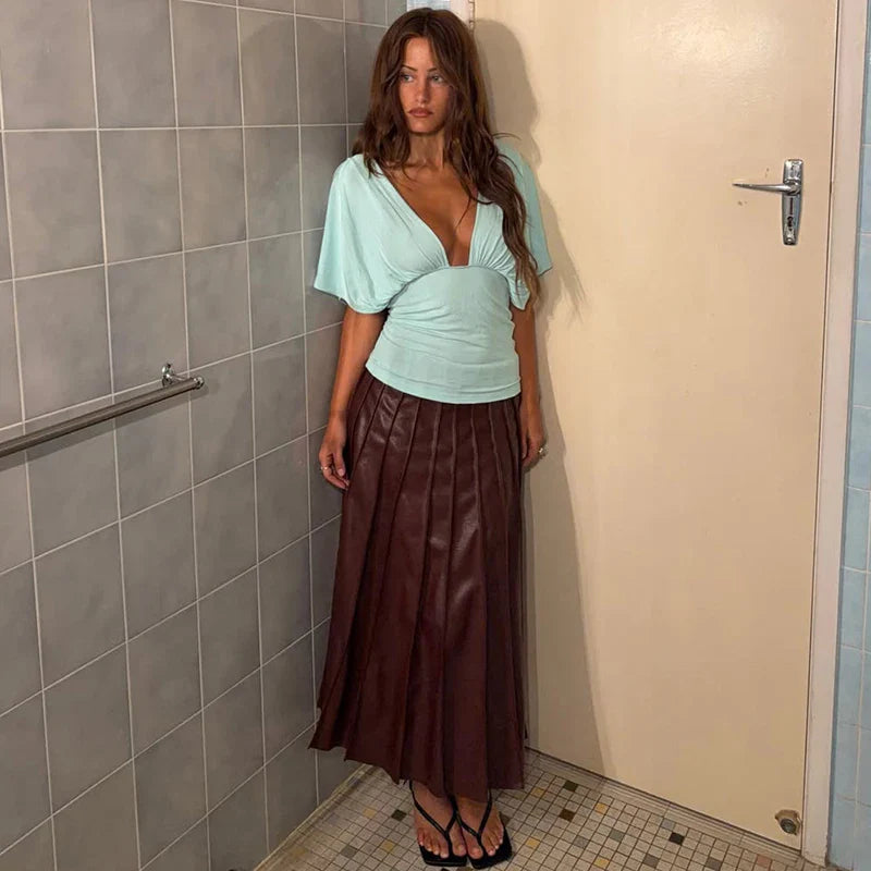 Halter Neck Backless Sexy Vest Women's Summer Slim Strappy Fashion Elasticity V-Neck Vest Solid Vacation Party Female Top 2026