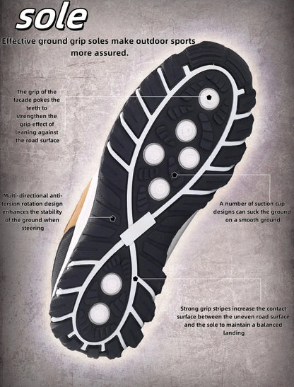 Men's leather Casual Shoes, Men's Sports Shoes, Spring,Autumn,Winter Shoes, Men's Tennis lightweight Wear-resistant Hiking Shoes