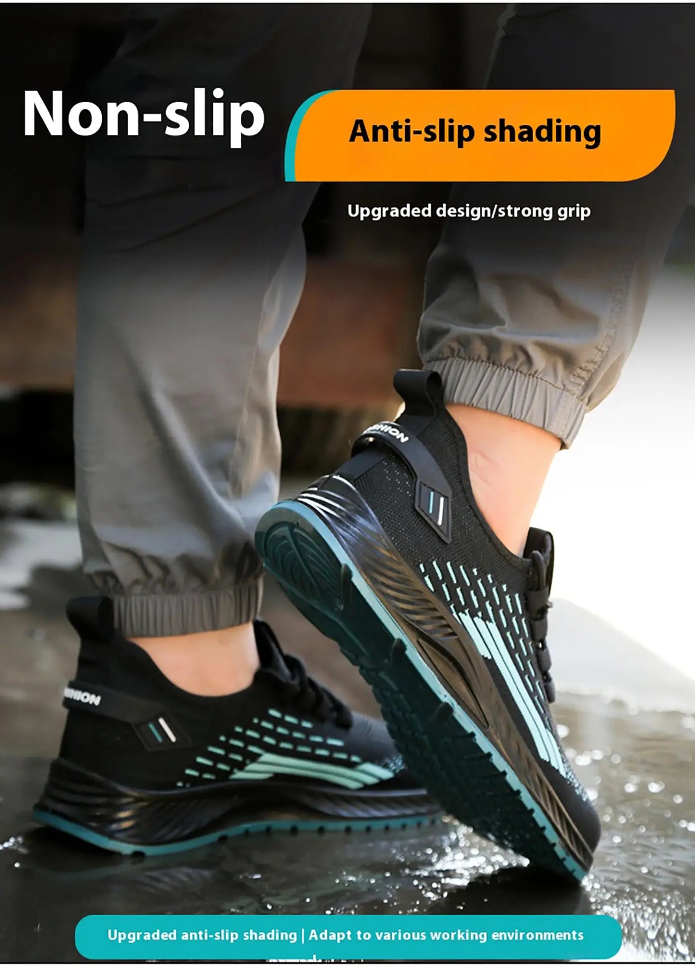 Summer New Breathable Insulated Safety Shoes Anti smashing, Anti piercing, Wear resistant Work Shoes