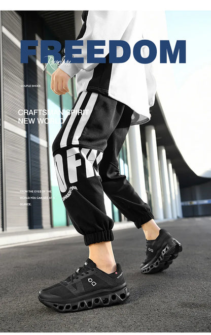 Sports Running Shoes Men Breathable Lightweight Sneakers Comfortable Athletic Nonskid Leisure Outdoor Sneakers for Men