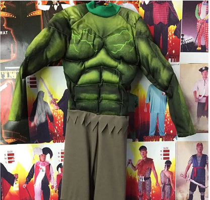 New  Hulk Costumes for kids/ Fancy dress/Halloween Carnival Party Cosplay Boy Kids Clothing Decorations Supplies