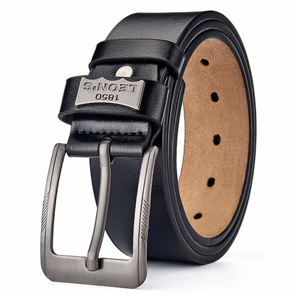 Buckle  Leather Casual Jeans Belt Men High Quality Retro Luxury Male Strap Cintos 3 Colors 2023 NEW