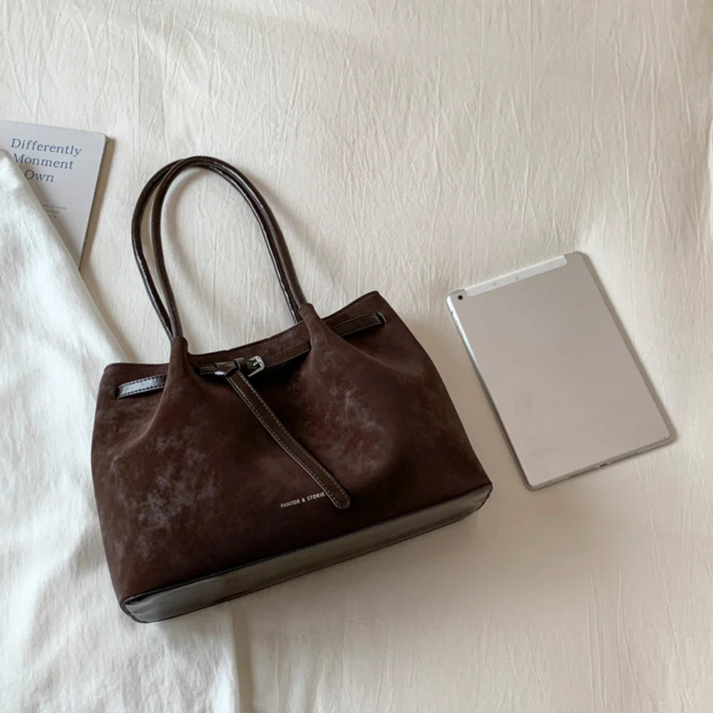Retro Underarm Bag for Women, New Trendy Fashion, Casual Commuter Tote Bag, Large Capacity Shoulder Bag
