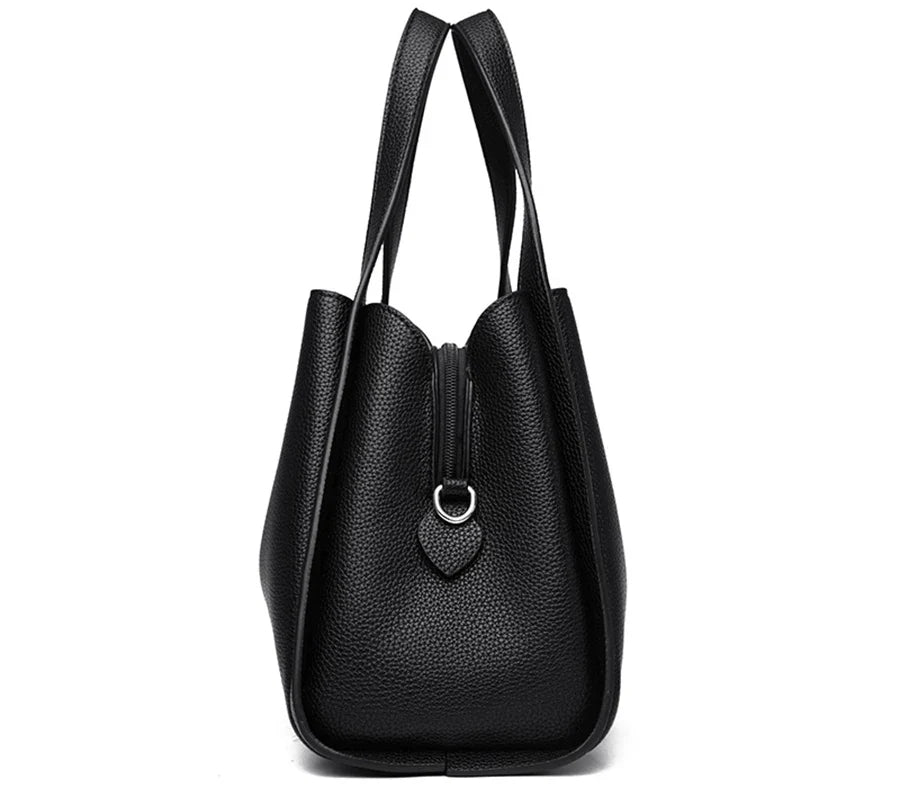 Genuine Brand Soft Leather Top-handle Bags Female Handbags Women Shoulder Crossbody Totes Messanger Bag Large Capacity Big Sac