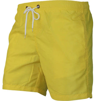 Quick Dry Men's Beach Shorts Summer Swimwear Boardshorts Male Casual Surfing Trunks Elastic Waist Beachwear