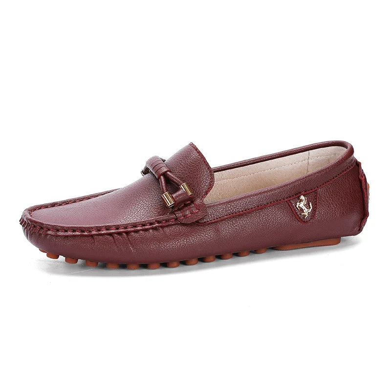 Summer Mens Fashion High Quality Outdoor Casual Leather Shoes Comfortable Breathable Classic 2024 New Slip on Men's Shoes