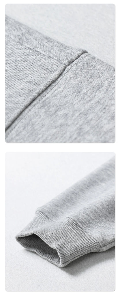 Thick 350gsm Fleece Hooded Hoodies For Men Unisex Winter Oversized Loose Basic Solid Sweatshirts Pullovers Coats HY0631