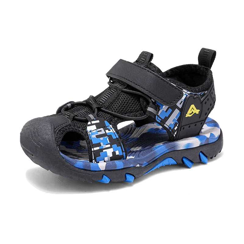 Fashion Kids Sandals Boys Shoes Non-slip Outdoor Breathable Summer Beach Sandails Children's Casual Walking Shoes