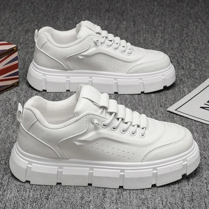 New Casual Shoes for Men 2025 Men's Oxford Shoes Retro Luxury Leather Shoes Fashion Breathable Sneakers Handmade Platform Boot
