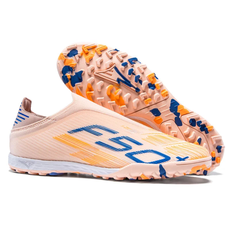 X2517 Slip-on F50 Mens Football Boots Boys FG/TF Training Studded Fast Soccer Cleats Pro Non Slip Football Shoes for Man 35-45