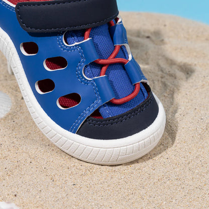 Toddler Little Kid Boys & Girls Closed Toe Sandals Velcro Breathable Cutout Summer Beach Casual Shoes
