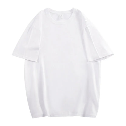 100% Cotton Five Half Sleeve Men's Women Summer T-shirt Loose Short-sleeved Casual Basic Shirt O Neck Solid Color Tops