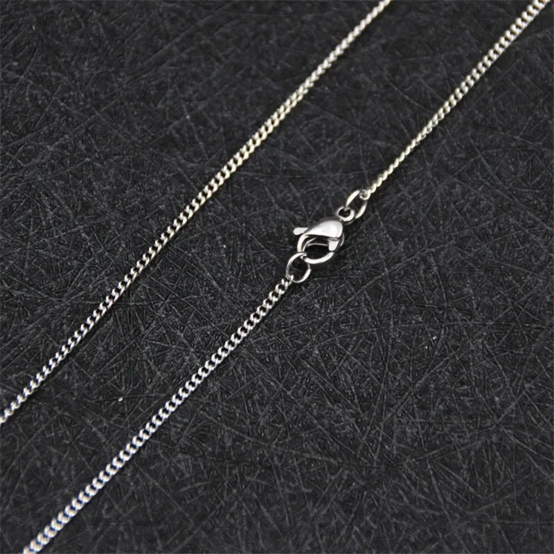 925 sterling silver 2MM 16-30Inches Side Chain Necklace Fit Pendant Fashion Gift For Men and Women Jewelry Accessories