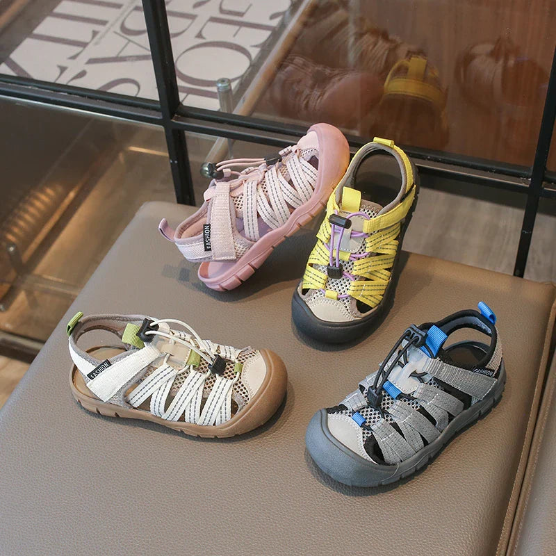 Summer Baby Girls Boys Sandals Children Barefoot Beach Sandals Non Slip Soft Sole Kids Casual Sneakers Outdoor Student Shoes