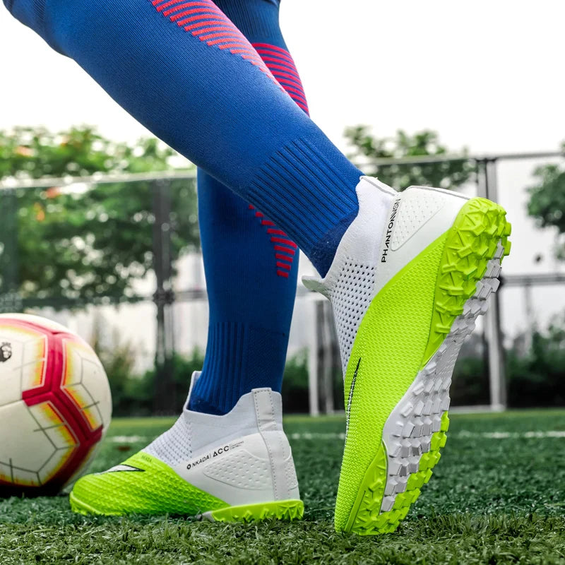 New Men Football Boots High-quality Soccer Shoes Soccer Cleats Professional Turf Training Shoes Ultralight Futsal Match Non-Slip