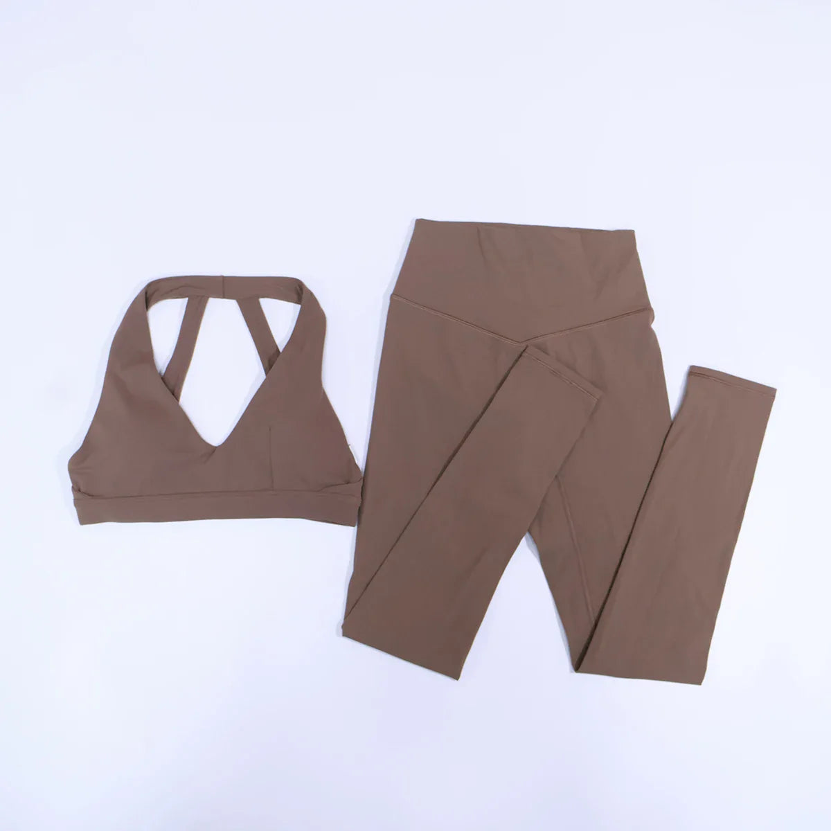 New Summer Women's Ultra Soft Sports Bra And Yoga Pants Set Fashionable Two-Piece Gym Workout Shock-Absorbing Underwear Suit
