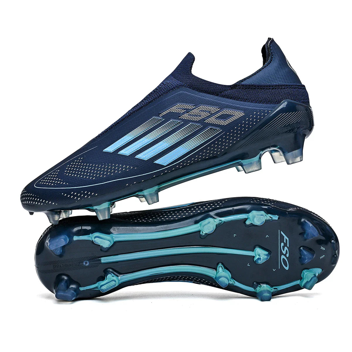 New Men Soccer Shoes Training Boys Breathable Adult Long Spikes Cleats Outdoor Sport Football Boots Non Slip Match Comfortable