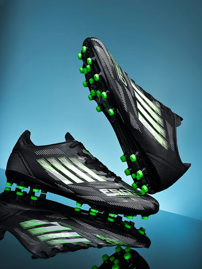 Soccer Cleats for Men Women Breathable Cushioned Insole Anti-Slip Football Shoes for AG/TF Outdoor Sports Boots