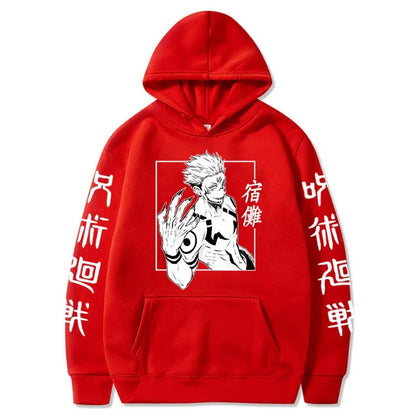 Jujutsu Kaisen Anime Ryomen Sukuna  Clothes Hooded Sweatshirts Cosplay Streetwear Hoodie Tops Birthday Gifts