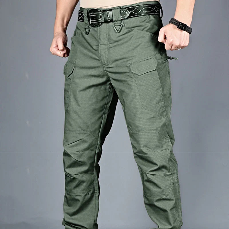 New Casual Tactical Pants Men Cargo Pants Multi Pockets Safari Style Trousers Waterproof Male Streetwear Hiking Plus Size S-6XL