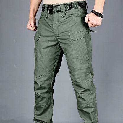 New Casual Tactical Pants Men Cargo Pants Multi Pockets Safari Style Trousers Waterproof Male Streetwear Hiking Plus Size S-6XL