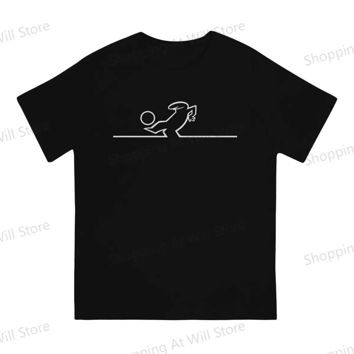 men's and women's casual T-shirts La Linea The Line Osvaldo Cavandoli TV Round neck short sleeved T-shirt Street Clothing S-6XL