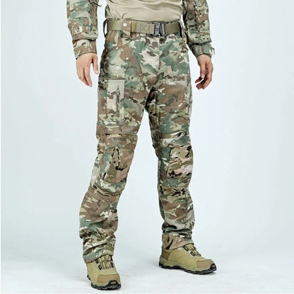 Outdoor Tactical Pants Casual Waterproof Cargo Pant Men New Training Trousers Wear-Resistant Multi Bag Casual Man Pant New