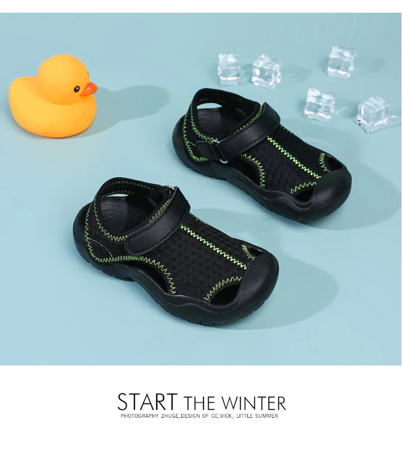 Summer Kids Barefoot Shoes Boys Sandals Beach Water Sneaker Lightweight Breathable Casual Walking Sandals Sandals for Toddler