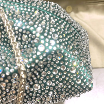 Handle Rhinestones Evening clutch Bag Purses and handbag luxury Designer shoulder bag Shiny Crystal Clutch purse bucket bag