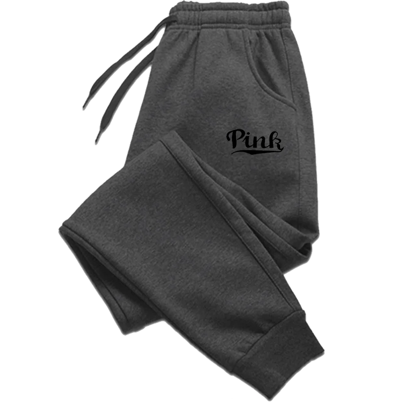 Pink Print Pants Women's Sports Pants