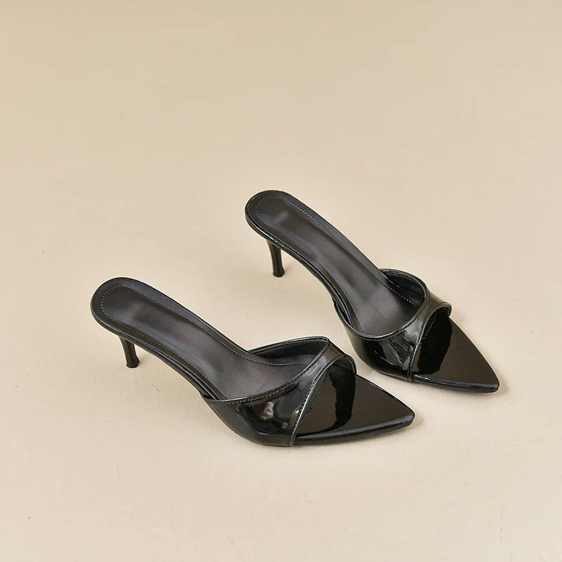 Women's High Heels Summer Women Fashion Classic Pointy Open Toe Stiletto Heels Sexy Women's Party Women's Sandals
