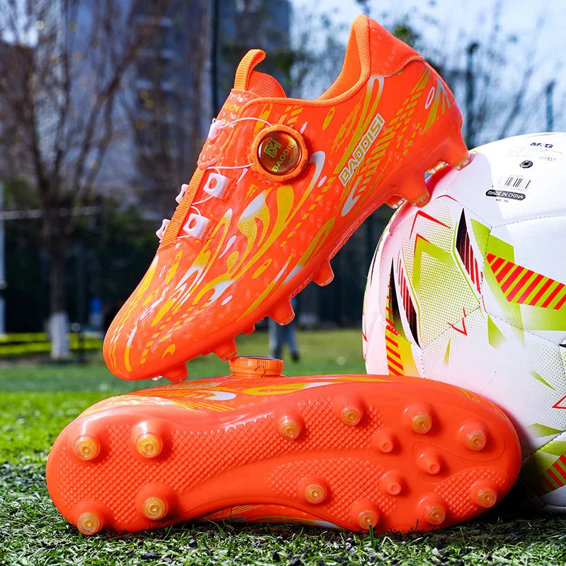New Kids Football Boots Society Cleats Soccer Shoes Professional Children Football Field Boots Original Non Slip Sneakers Fast