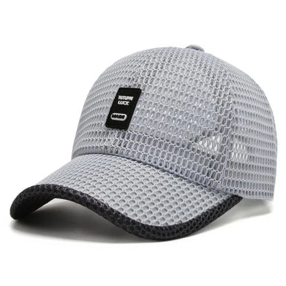 Men's Mesh Baseball Cap Breathable Summer Caps Dad Hat Outdoor Fishing Hats Bone Gorras Snapback Trucker Cap Women hat