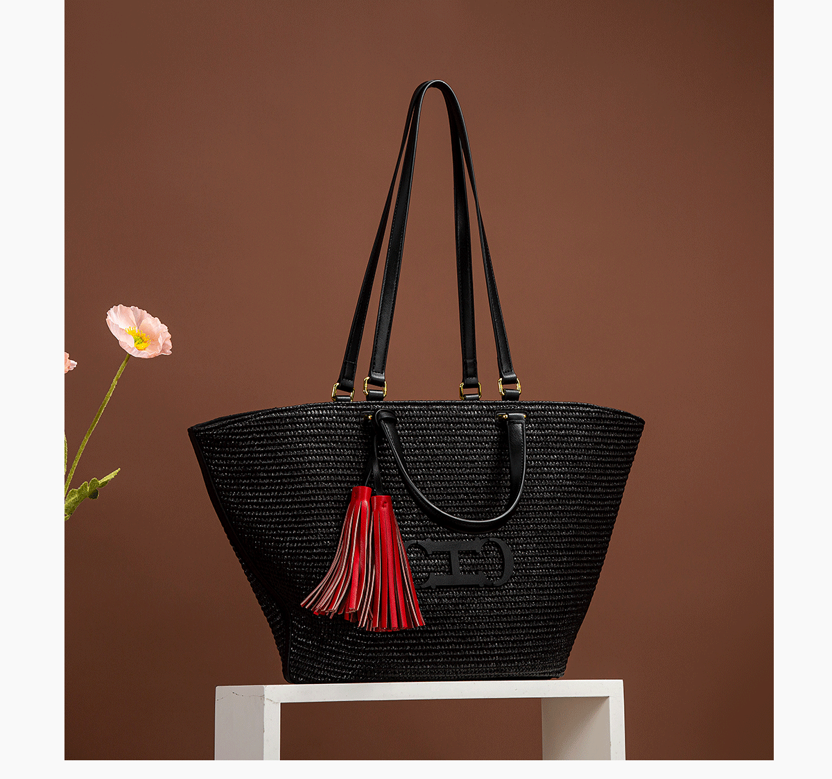 Women's Tote Bag 2024 New Vacation Beach Bag Beach Bag Handheld Shopping Bag