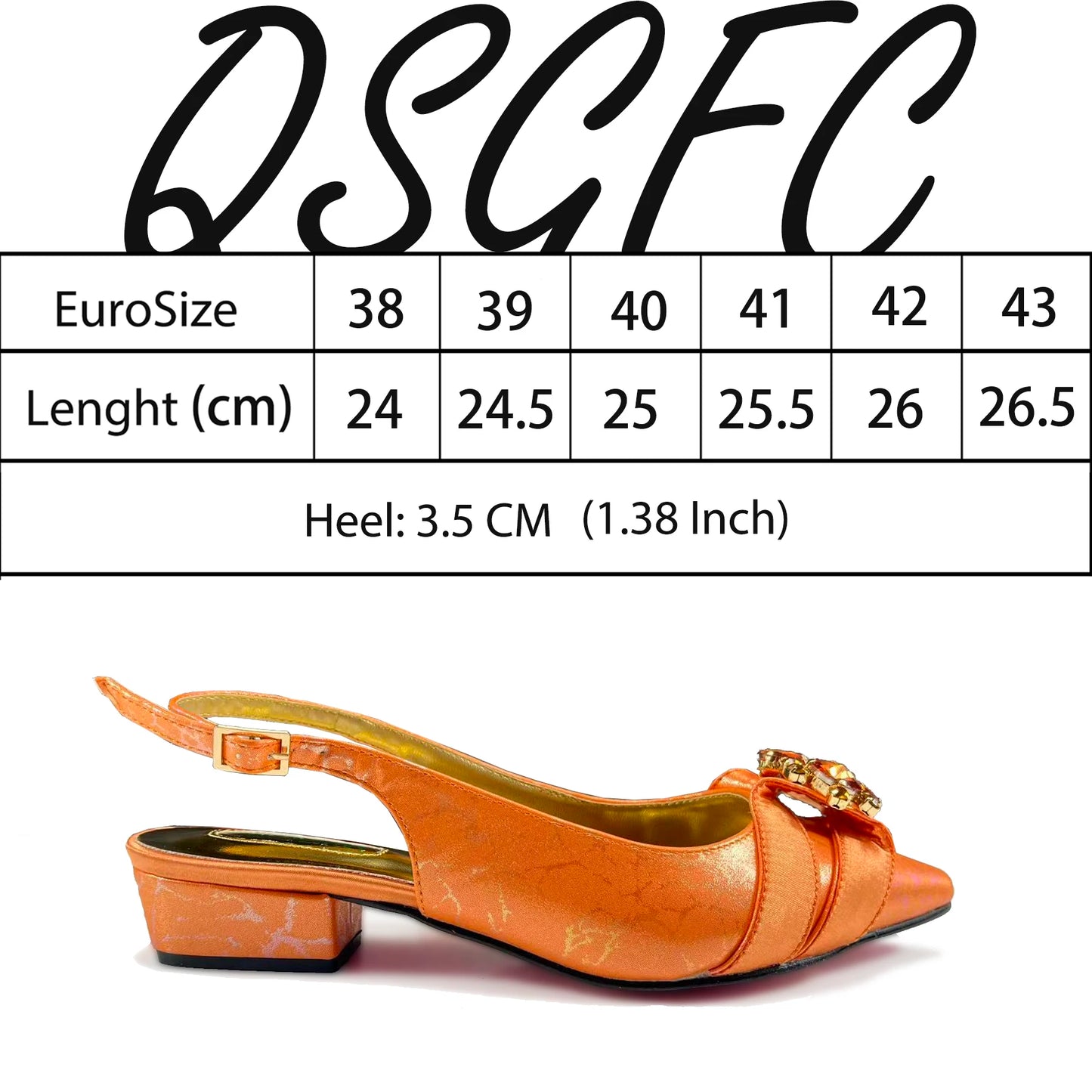 New Summer Collection Stylish Italian Women’s Shoes and Bag Set Gold Colour Comfortable Low Heels With Rhinestone