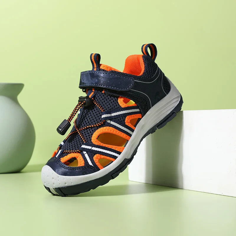 Summer Boys Sandals Outdoor Beach Children Shoes Sneaker Fashion Breathable Non-slip Kids Casual Sports Sandals Shoes for Boy