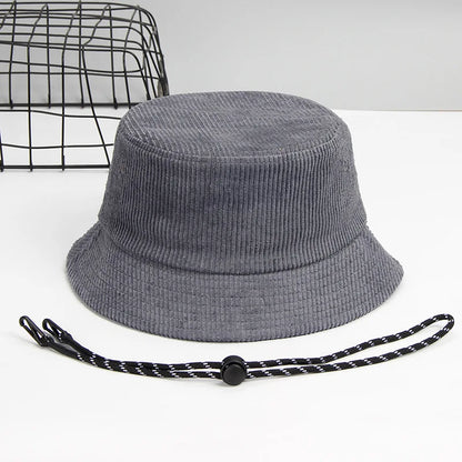 Dad Winter Hat Lady Outdoors Corduroy Bucket Hats Men Big Size Fisherman Hat 54-56cm 56-58cm 58-60cm 60-62cm 62-64cm