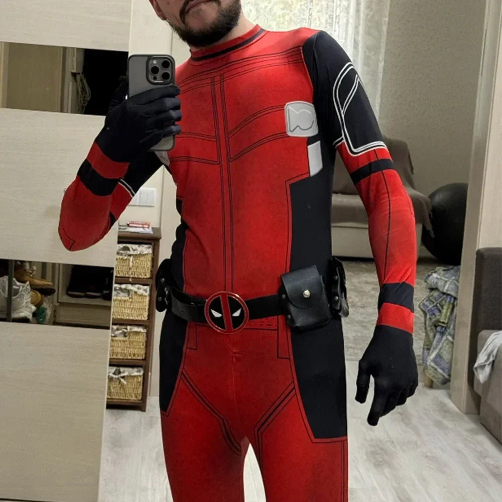 Deadpool Costume Accessories Belt Swords Blades Pistol Holster Superhero Cosplay Props Toys Wade Wilson Role Play