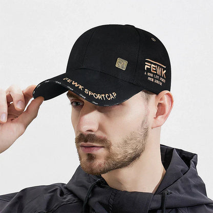 High Quality Chinese Style FEWK Letter Embroidery Cotton Adjustable Baseball Cap Sun Hat Trucker Caps Dad Hats