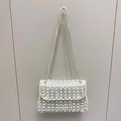 Rhinestones Evening clutch Bag Purses and handbag luxury Designer shoulder bag Shiny Crystal Clutch purse Woman's bag