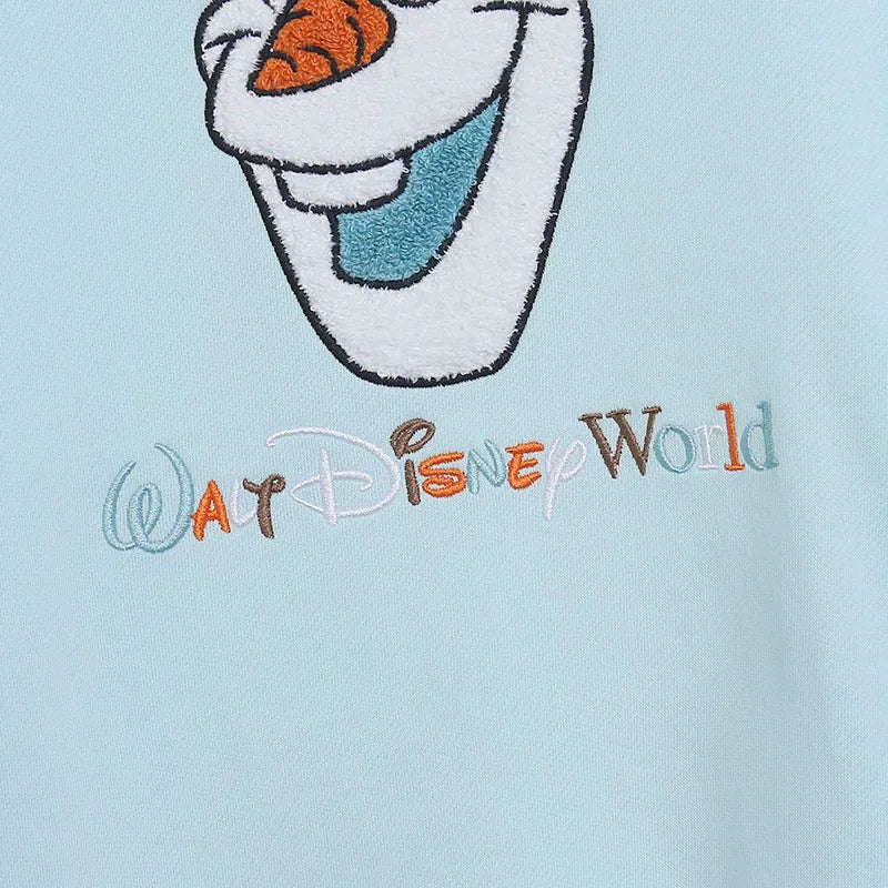 Embroidery Sweatshirt Women Casual Fleece Jumper Tigger Cheshire Cat Cartoon Loose Pullover Top O Neck