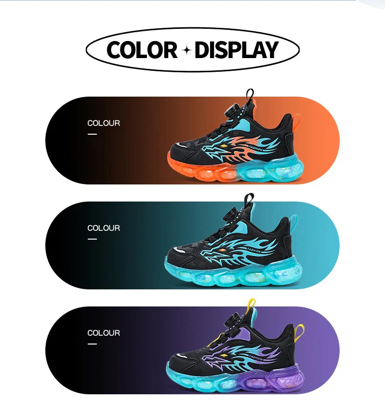 Kids Shoes Boy Casual Sneakers Platform Comfortable Children School Sports Tenis Boy Shoes Children's Basketball Shoes