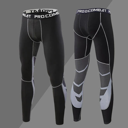 Mens Compression Sweatpants Male Tights Sport Pants for Gym Fitness Running Joggings Workout Trousers Dry Fit Leggings