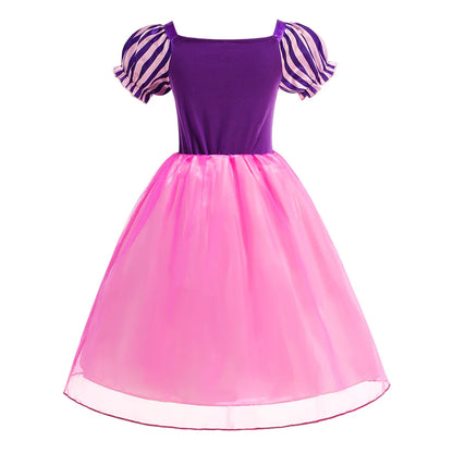 Girls Costume Sleeping Beauty Aurora Princess Party Rapunzel Halloween Snow White Cosplay Costume Kid Cinderella Dress up