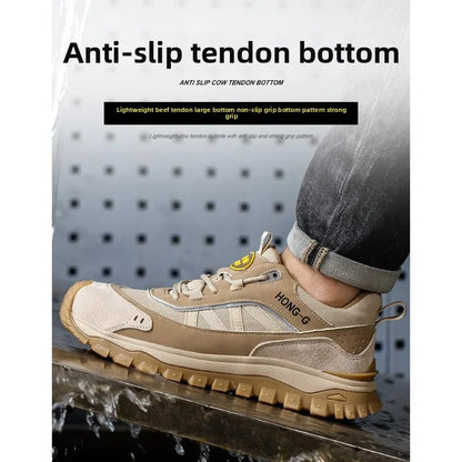 Steel Toe Insulated 10KV Anti Slip Shoes Lightweight  Comfortable Wear-resistant Toe  Anti Smashing and Anti Piercing