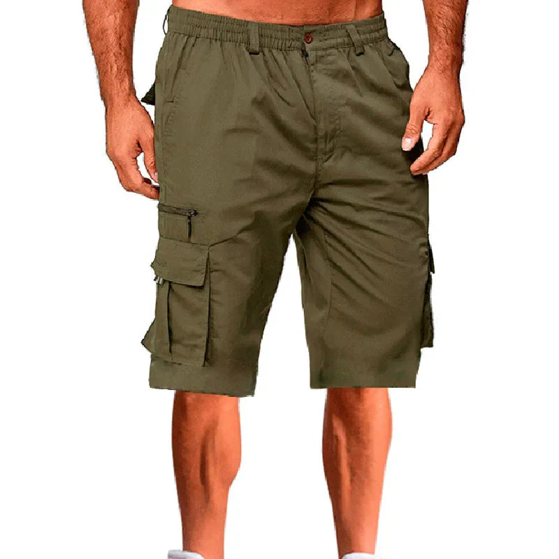 2024 Men's Cargo Pants Casual Multi Pockets Military Tactical Pants Male Outwear Loose Straight slacks Long Trousers Plus size
