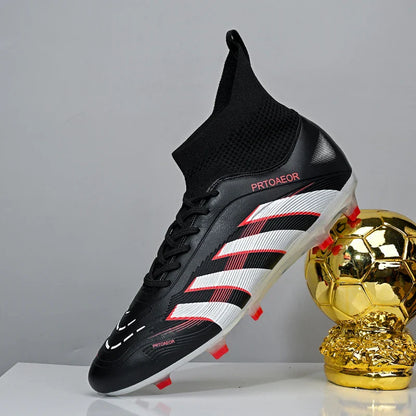 New Men Match Professional Football Boots Non-Slip TF/FG Soccer Shoes Boys Sneakers Comfortable Ankle Sports Shoes Unisex