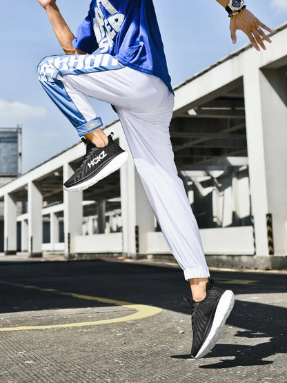 Tênis Masculino para Corrida Tênis para Trilha Tênis de Caminhada ao Ar Livre Tênis de Malha Tênis de Corrida Tênis de Luxo Amortecimento Respirável Antiderrapante para Casal Moda
