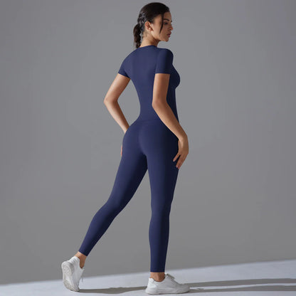 Quick-Drying Gym Leggings Set Yoga Suit Sports Set Sleeve Breathable Stretchy GYM Yoga Slim Fitness Active Top Tight Yoga Pant
